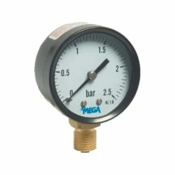 Manometer 0-2.5 Bar - 1/4" Onderaansluiting 45mm