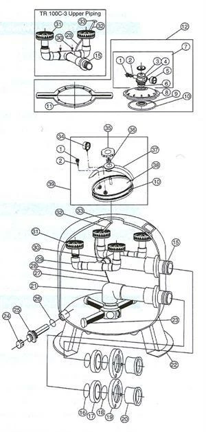 Pentair Triton TR40/TR60/TR100 Onderdeel Nr.3: Adapter In Messing Voor Ontluchtinger (tussen Deksel & Ontluchter) 3 Pentair Triton TR40/TR60/TR100 Onderdeel Nr.3: Adapter In Messing Voor Ontluchtinger (tussen Deksel & Ontluchter)