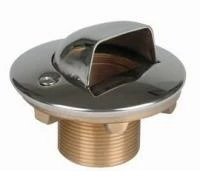 Inlaat Brons Met Inlaatschelp Voor Foliebaden (aansluiting 2")